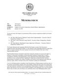 Update on Executive Suspensions, Special Master Appointments