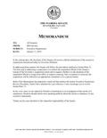 Memorandum Regarding Executive Suspensions