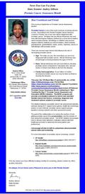 News You Can Use From Senator Audrey Gibson: Prostate Cancer Awareness Month