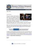 Senator Simpson's Newsletter: 2014 Session Update