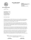 Letter to President Negron regarding Assault Rifle Ban