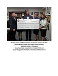 Senator Gibson and Representative Tracie Davis presents check to Edward Waters College and Criminal Justice Institute