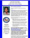 News You Can Use From Senator Audrey Gibson: Prostate Cancer Awareness Month