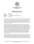 Memorandum: General Revenue Collection Report for June