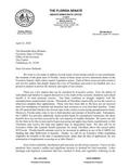 Letter to Governor DeSantis Regarding Executive and Legislative Action to Address COVID-19 Impacts