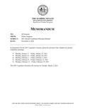 2021 Interim Committee Meeting Schedule
