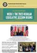 FL SENATE DEMS NEWSLETTER - Week 1: The 2023 Regular Legislative Session Begins