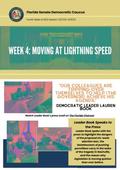 FL SENATE DEMS NEWSLETTER - Week 4: Moving at Lightning Speed