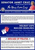 Senator Cruz's Holiday Newsletter