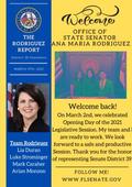 Senate District 39 Newsletter - Ana Maria Rodriguez