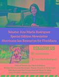 Senate District 39 Special Edition Newsletter - Senator Ana Maria Rodriguez