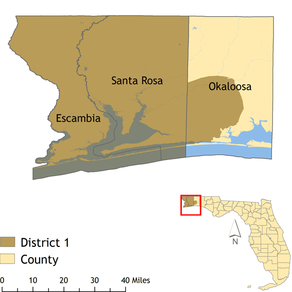 District 1 map