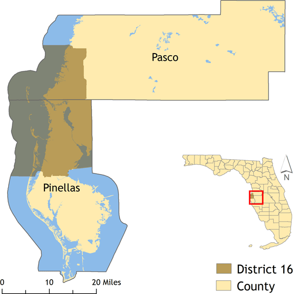District 16 map