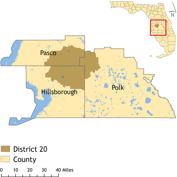 District 20 map