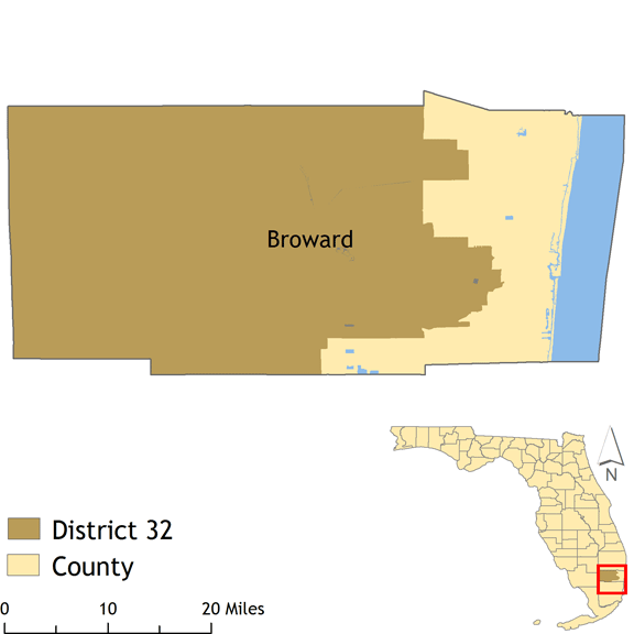 District 32 map