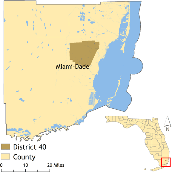 District 40 map